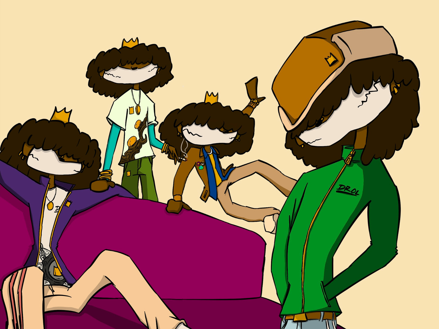 Digital illustration print