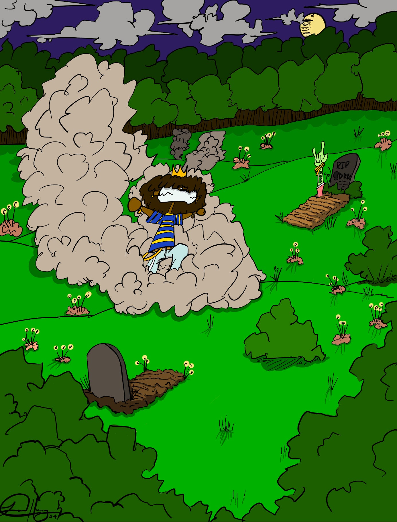 Digital illustration print