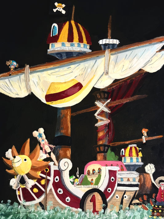 Party on the Thousand Sunny- Poster